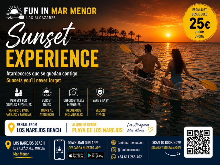 Sunset Canoe Experience on Mar Menor – photo 1